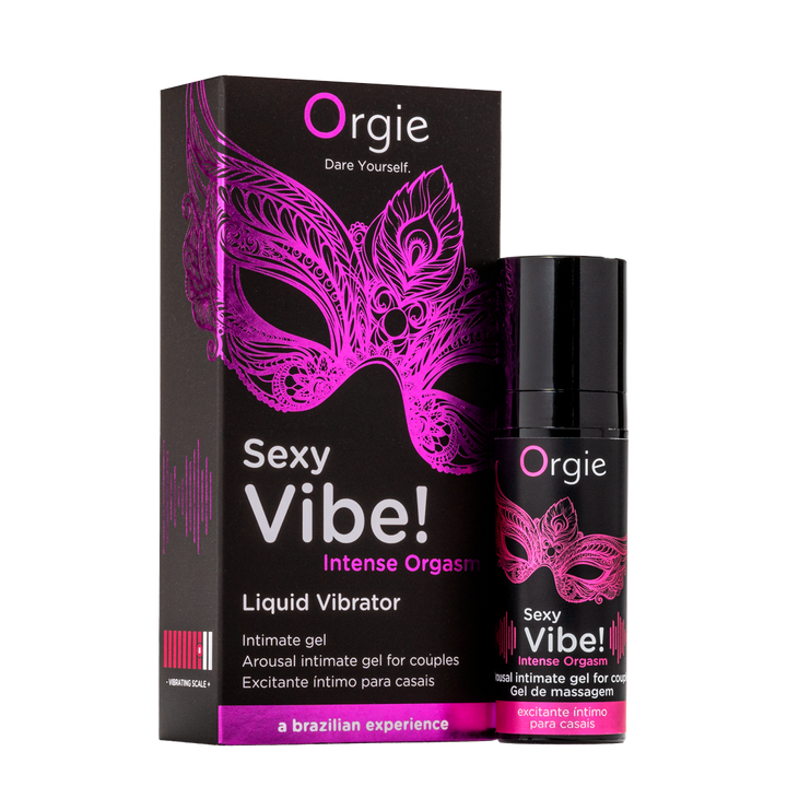 Orgie – Sexy Vibe! Intense Orgasm – Prickelndes Stimulationsgel, 15 ml – Herstellerbild 1