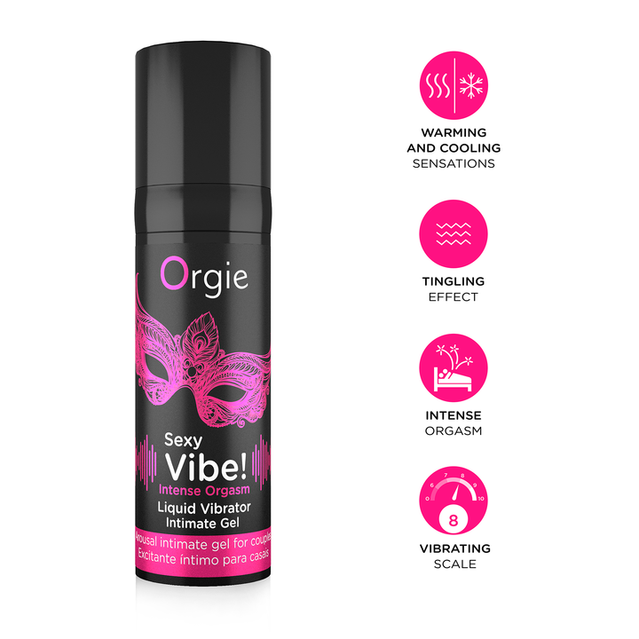 Orgie – Sexy Vibe! Intense Orgasm – Prickelndes Stimulationsgel, 15 ml – Herstellerbild 3