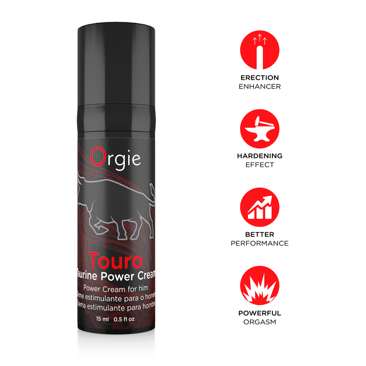 Orgie – Touro - Power Cream – Stimulationspflege für ihn, 15 ml – Herstellerbild 3