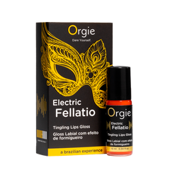 Orgie – Electric Fellatio Lips Gloss – Prickelnder Lipgloss, 10 ml