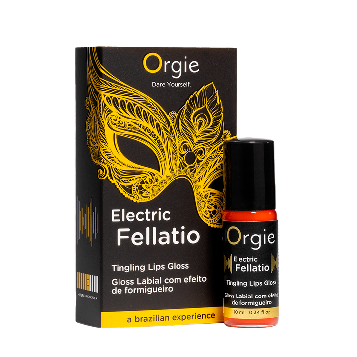 Orgie – Electric Fellatio Lips Gloss – Prickelnder Lipgloss, 10 ml – Herstellerbild 1