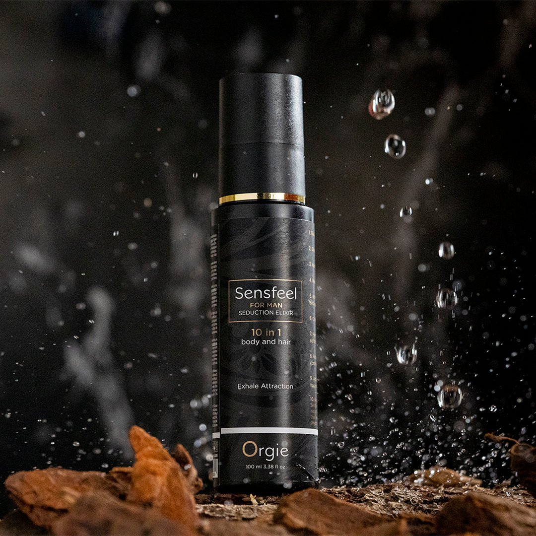 Orgie – Sensfeel Seduction Elixir 10 in 1 for Man - Pheromone Booster – Pheromon-Pflege für Körper & Haar, 100 ml – Herstellerbild 4