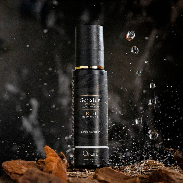 Orgie – Sensfeel Seduction Elixir 10 in 1 for Man - Pheromone Booster – Pheromon-Pflege für Körper & Haar, 100 ml – Herstellerbild 4