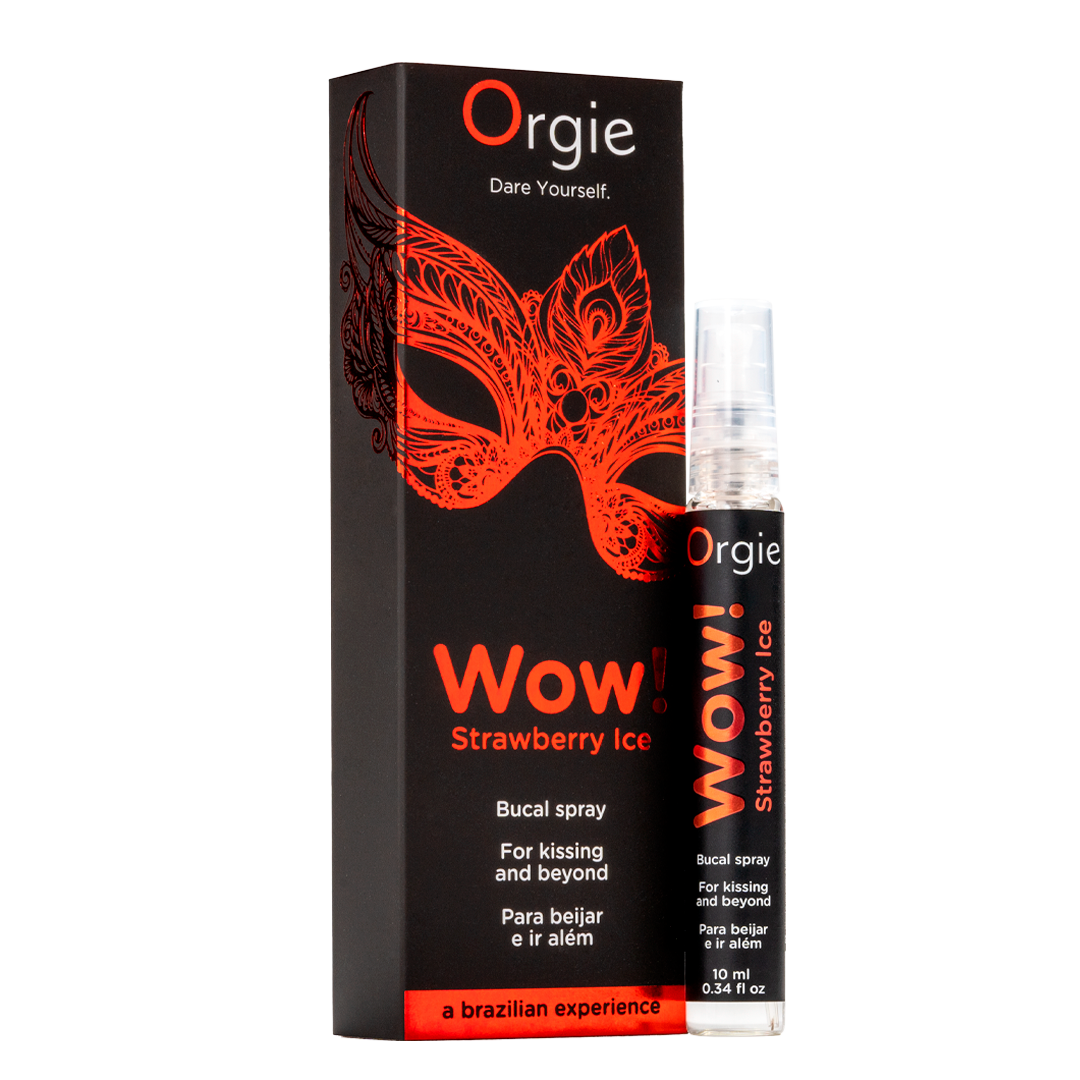 Orgie – Wow! Strawberry Ice – Kühlendes Mundspray, 10 ml – Herstellerbild 1