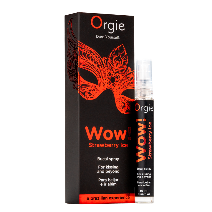 Orgie – Wow! Strawberry Ice – Kühlendes Mundspray, 10 ml – Herstellerbild 1