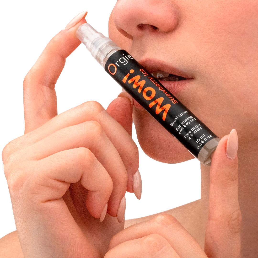 Orgie – Wow! Strawberry Ice – Kühlendes Mundspray, 10 ml – Herstellerbild 2