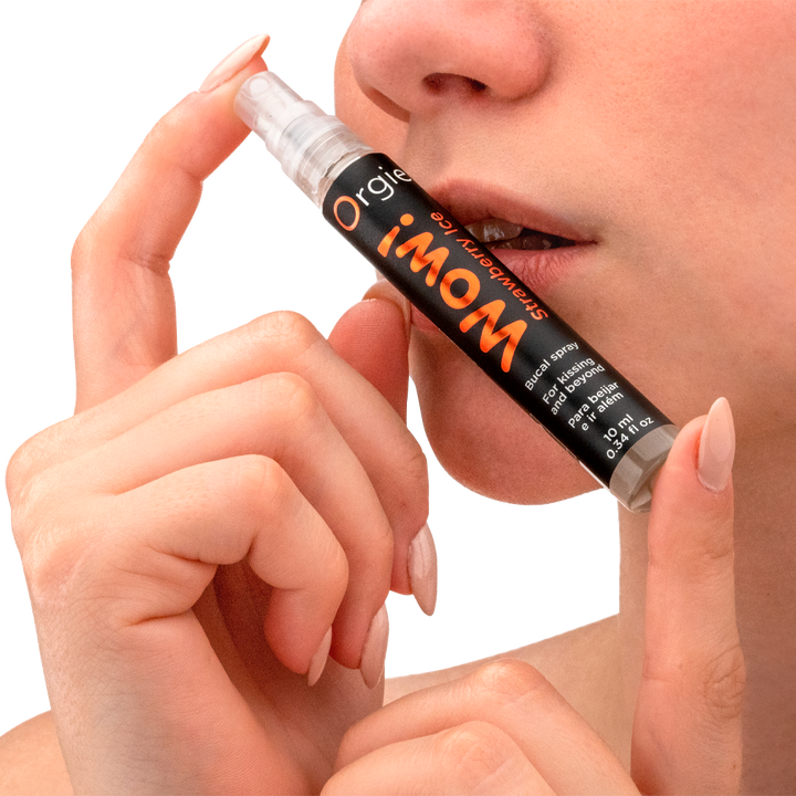 Orgie – Wow! Strawberry Ice – Kühlendes Mundspray, 10 ml – Herstellerbild 2