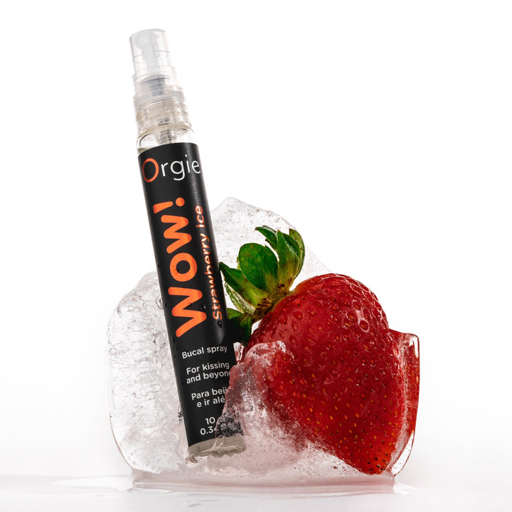 Orgie – Wow! Strawberry Ice – Kühlendes Mundspray, 10 ml – Herstellerbild 4