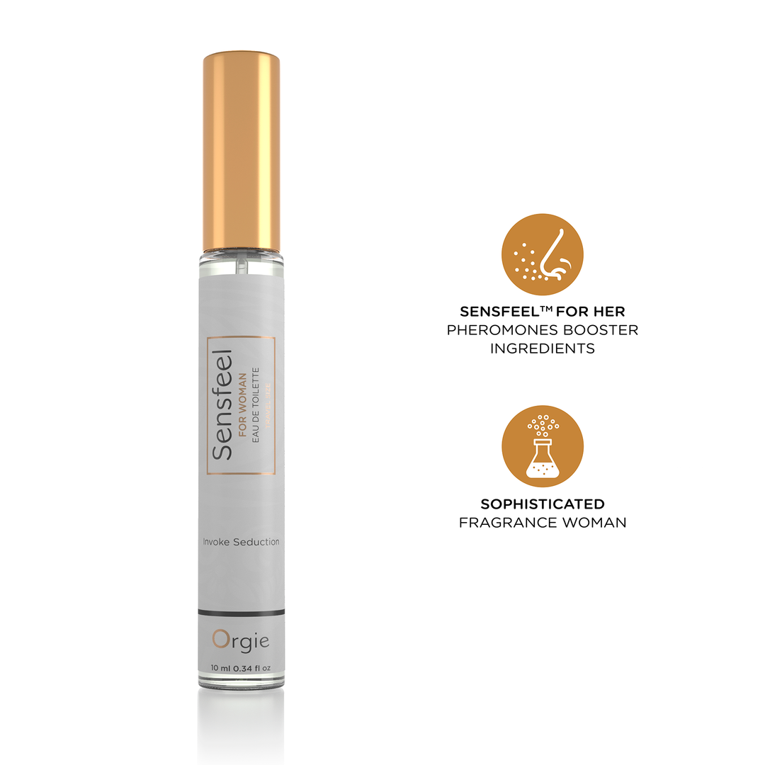 Orgie – Sensfeel for Woman Eau de Toilette - Pheromone Booster – Pheromon-Parfum, 10 ml – Herstellerbild 3