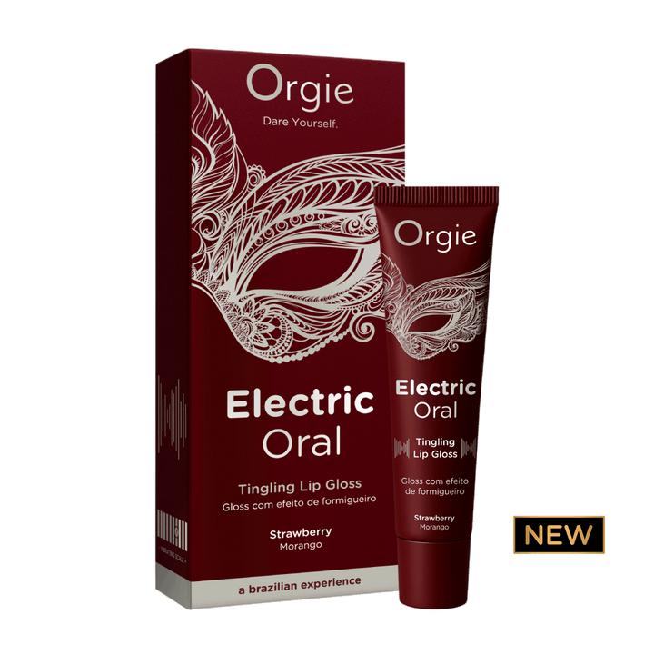 Orgie – Electric Oral – Prickelnder Lipgloss Erdbeere, 10 ml – Herstellerbild 1