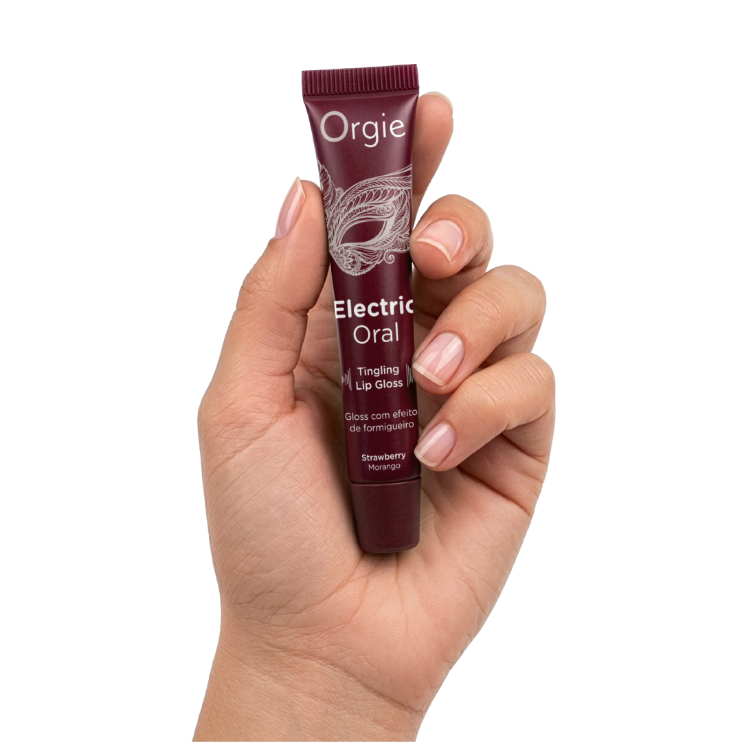 Orgie – Electric Oral – Prickelnder Lipgloss Erdbeere, 10 ml – Herstellerbild 2