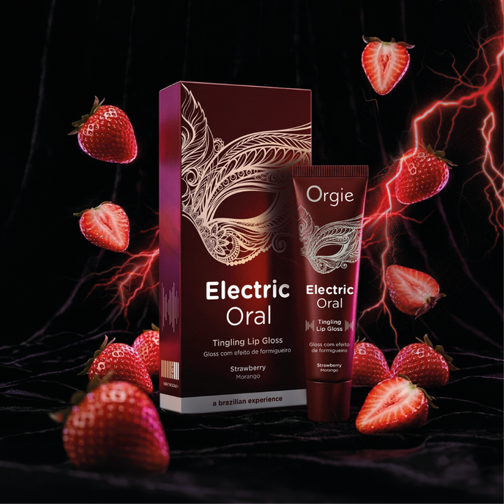 Orgie – Electric Oral – Prickelnder Lipgloss Erdbeere, 10 ml – Herstellerbild 4