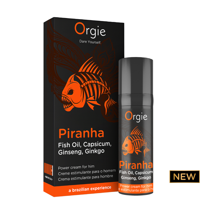 Orgie – Piranha Power Cream – Wärmende Stimulationscreme, 15 ml – Herstellerbild 1