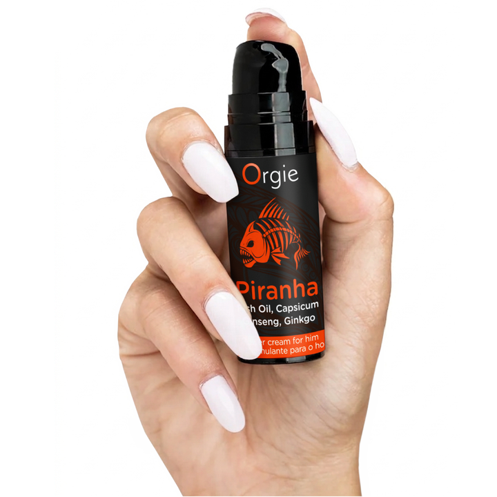Orgie – Piranha Power Cream – Wärmende Stimulationscreme, 15 ml – Herstellerbild 3