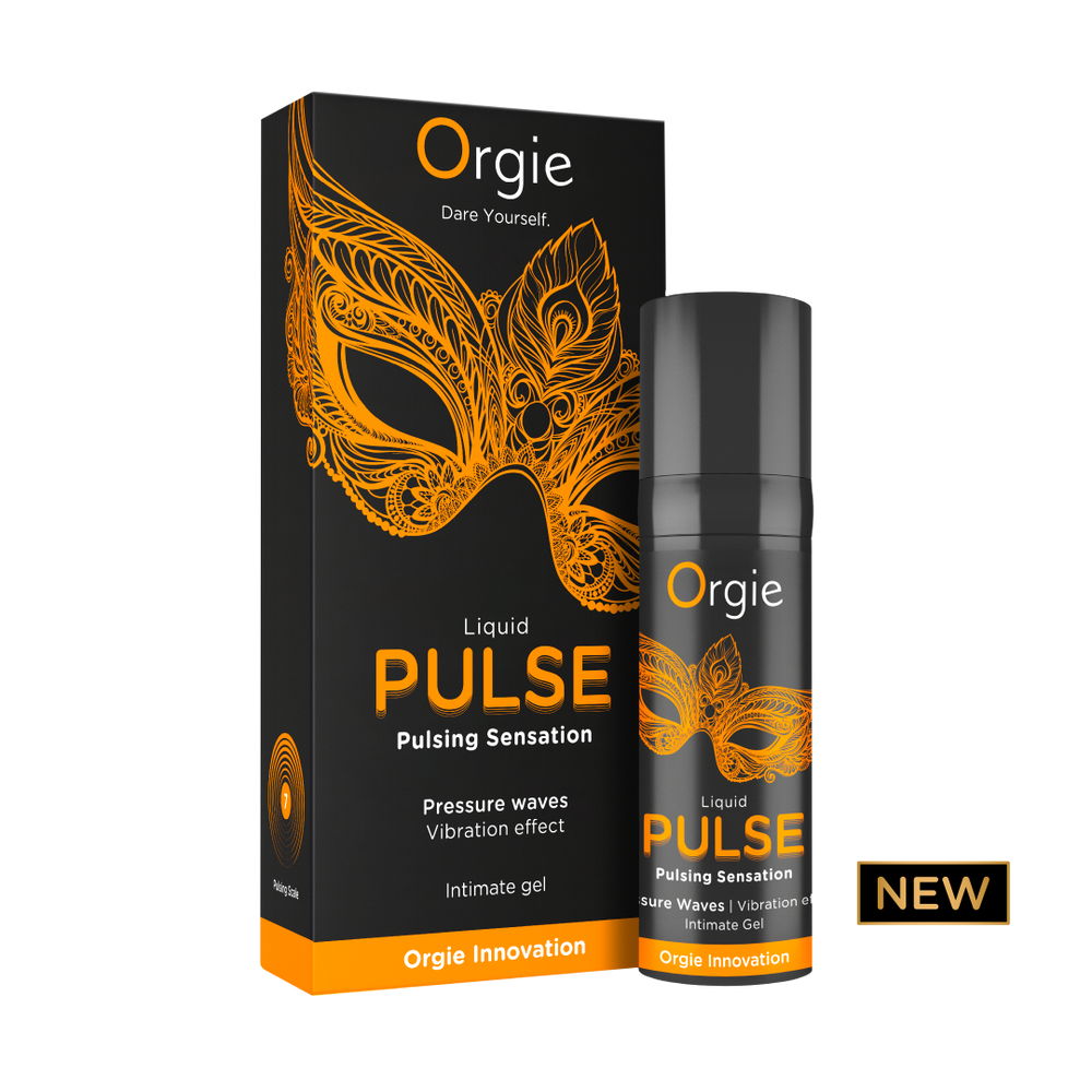 Orgie – Liquid Pulse – Stimulierendes Intimgel Ice Caramel, 15 ml