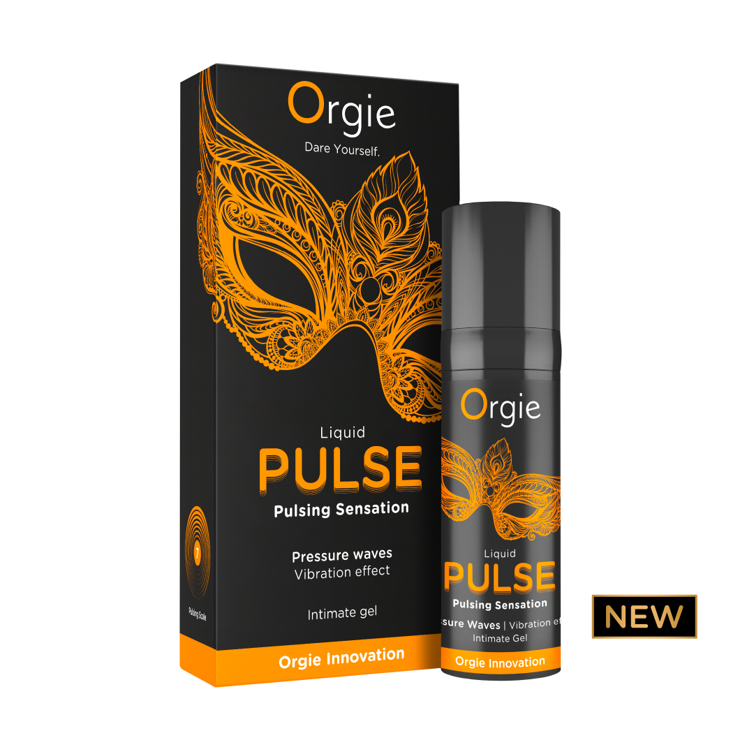 Orgie – Liquid Pulse – Stimulierendes Intimgel Ice Caramel, 15 ml – Herstellerbild 1