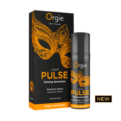 Orgie – Liquid Pulse – Stimulierendes Intimgel Ice Caramel, 15 ml