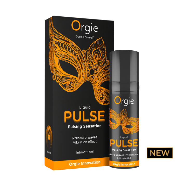 Orgie – Liquid Pulse – Stimulierendes Intimgel Ice Caramel, 15 ml – Herstellerbild 1