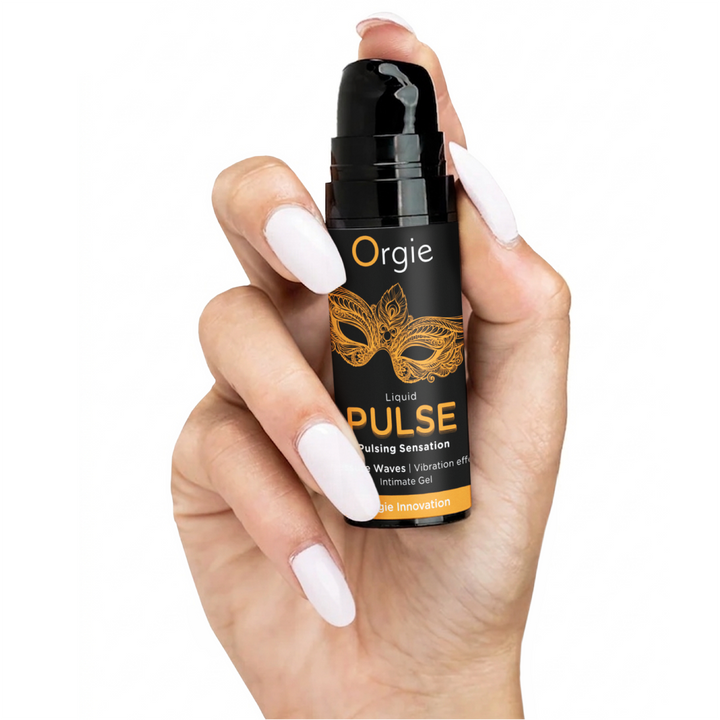 Orgie – Liquid Pulse – Stimulierendes Intimgel Ice Caramel, 15 ml – Herstellerbild 3
