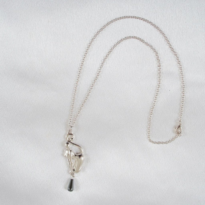 KS Felines Silber-Pendentif – Verführerische Katzen-Eleganz – Detailansicht 4