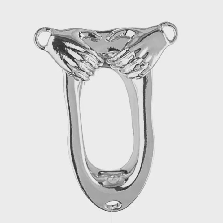 KS - Klitoris Schmuck “Schaukasten der Lust” Silber