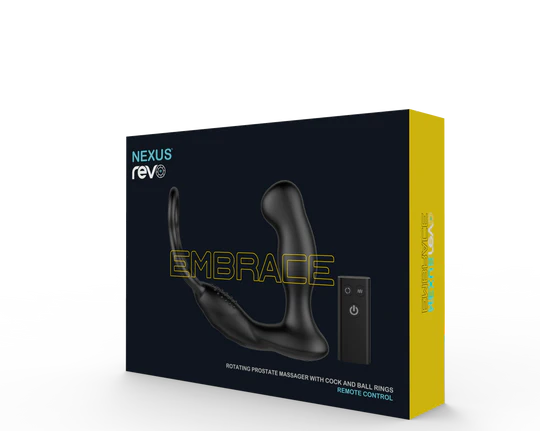 Nexus - "Revo Embrace" Prostata Massager mit Penis und Hodenring