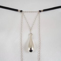 KS - Schmuck-String „Sexperle“ Silber