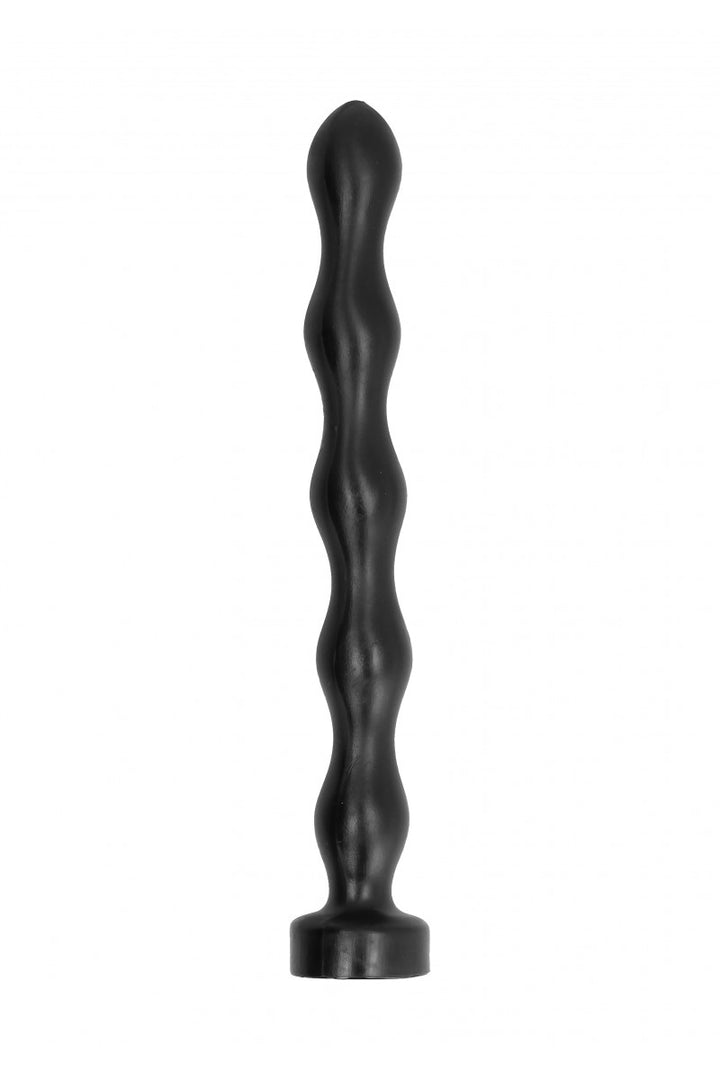 All Black Analdildo AB70 41,5 cm – XXL Analschlange mit Wellen