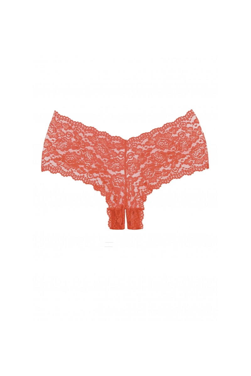 Allure - Adore "Candy Apple" Panty (schrittoffen) - rot