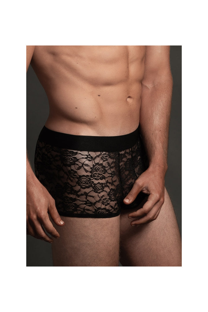 Allure - Luca Lace Boxer - schwarz