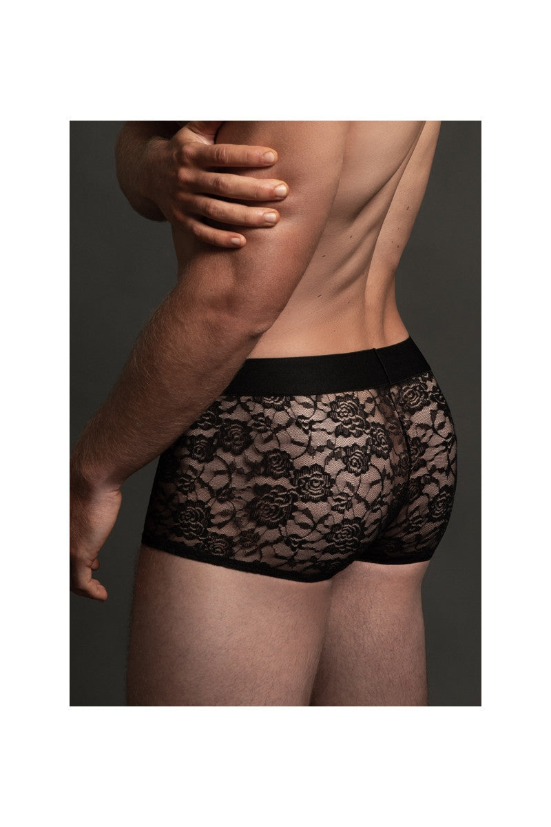 Allure - Luca Lace Boxer - schwarz