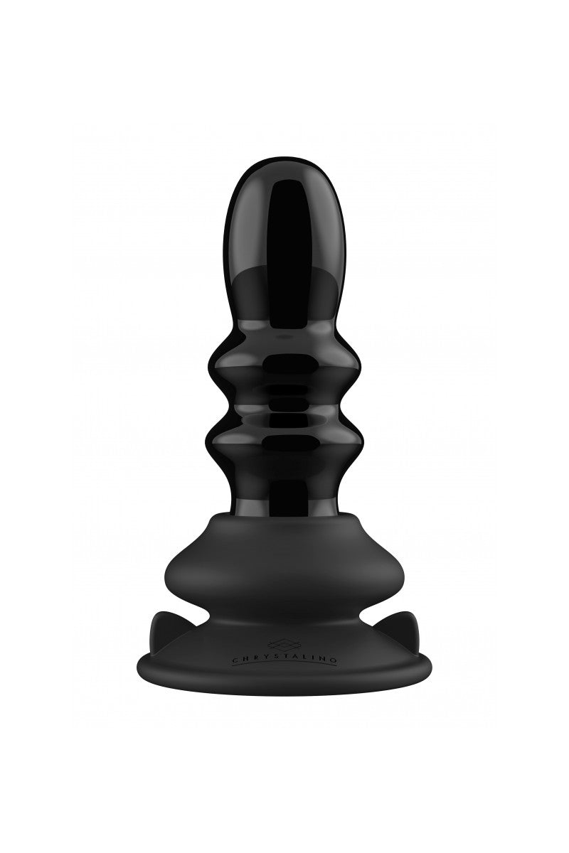 Chrystalino - "Ribbly" Glasvibrator mit Fernbedienung