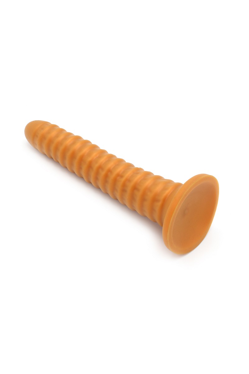 Goldplay - Ribbed L Supersoft Dildo