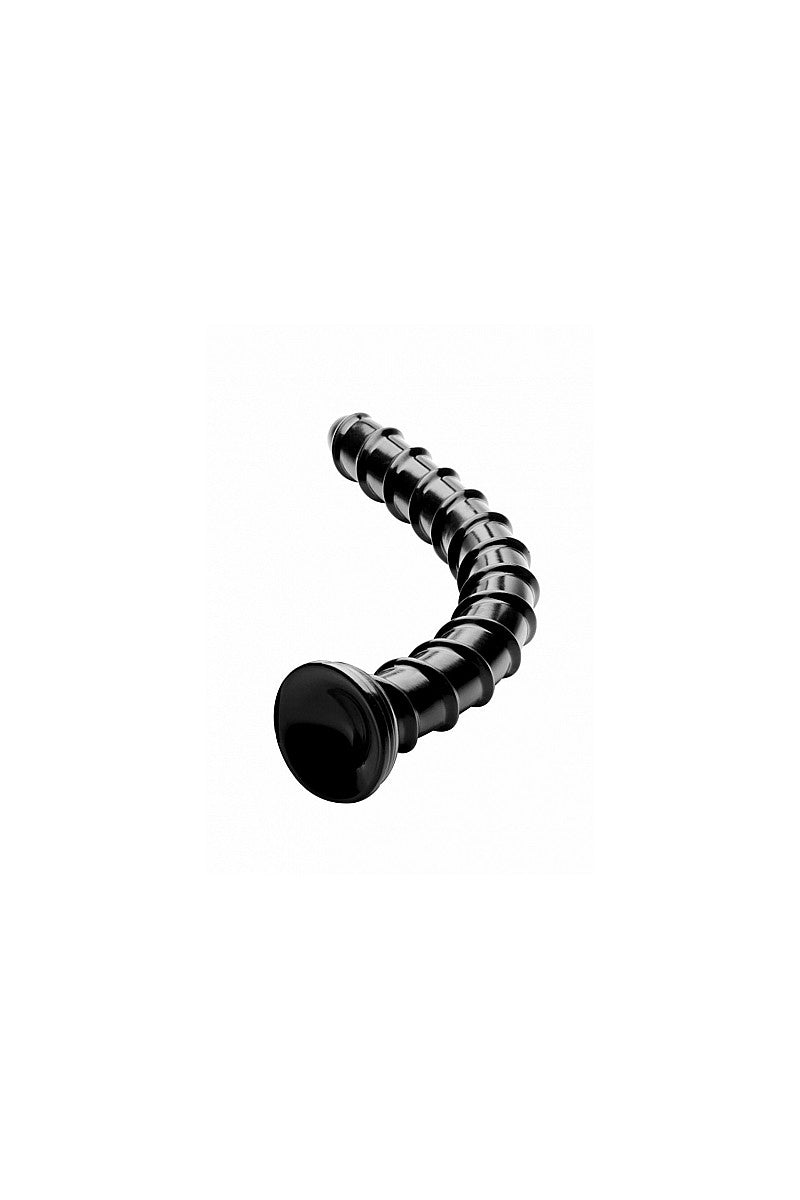 Hosed - Analschlange "Swirl" 5,10 cm - schwarz
