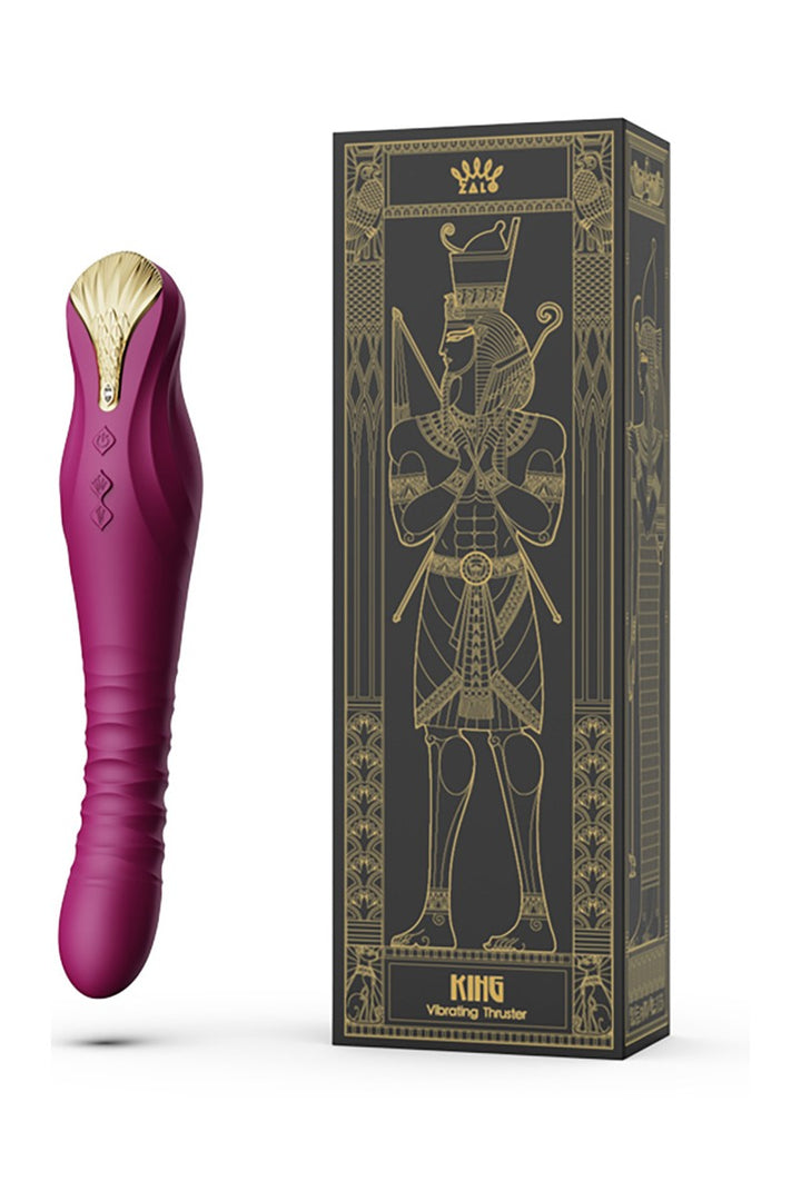 Zalo - King der stoßende Vibrator lila