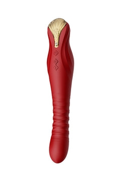 Zalo - King der stoßende Vibrator rot