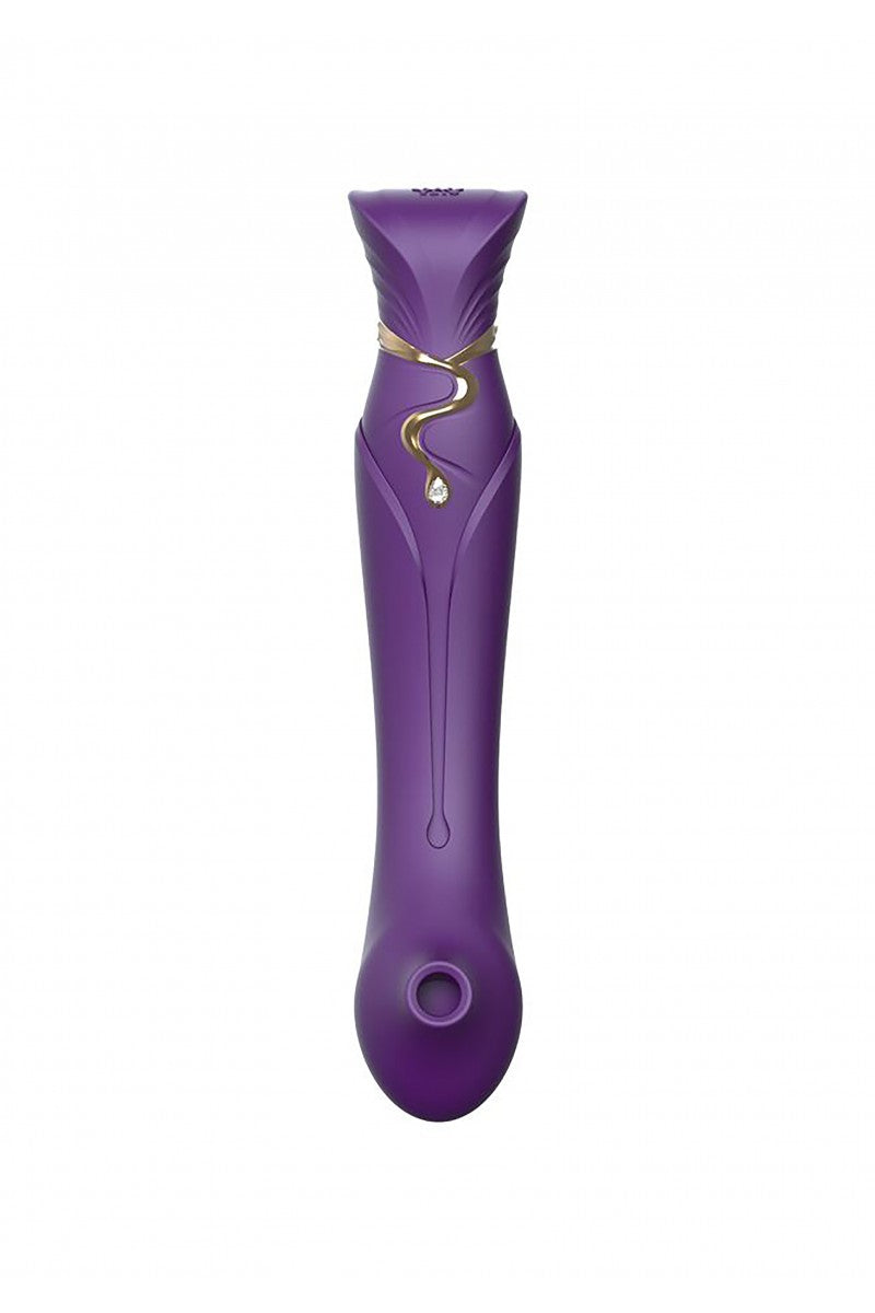 Zalo - Queen Set G Punkt & Pulsationsvibrator lila